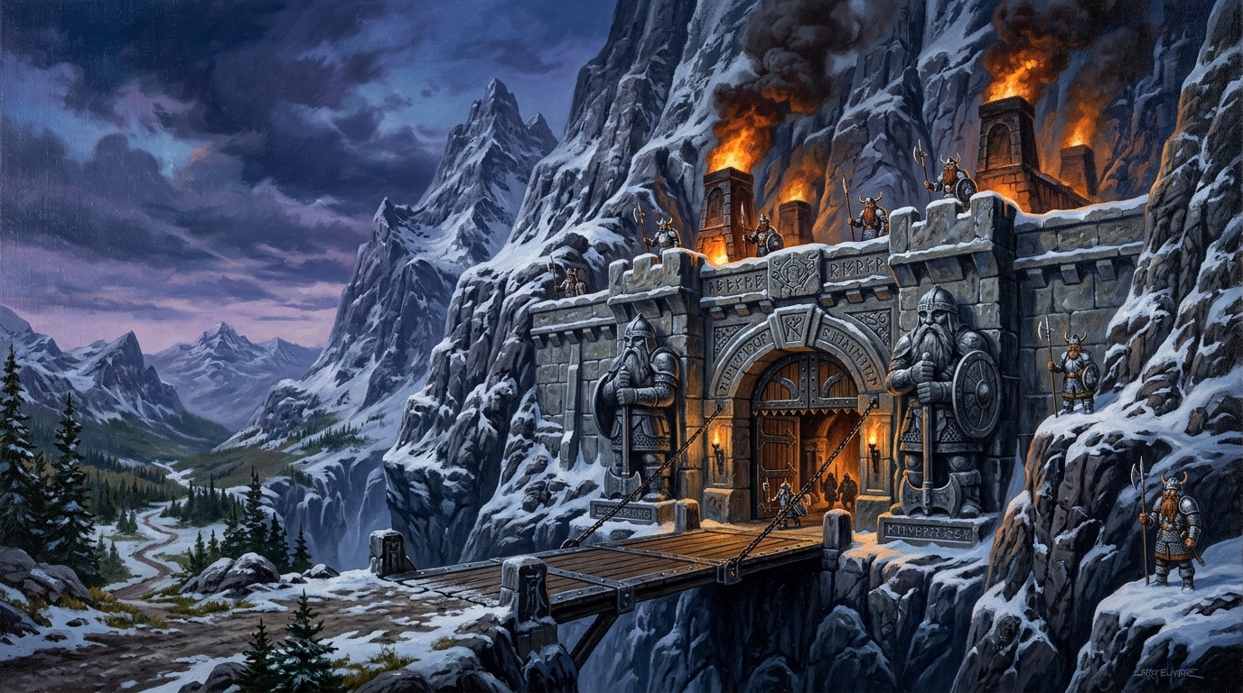The Mountain Citadel of the Dwarves