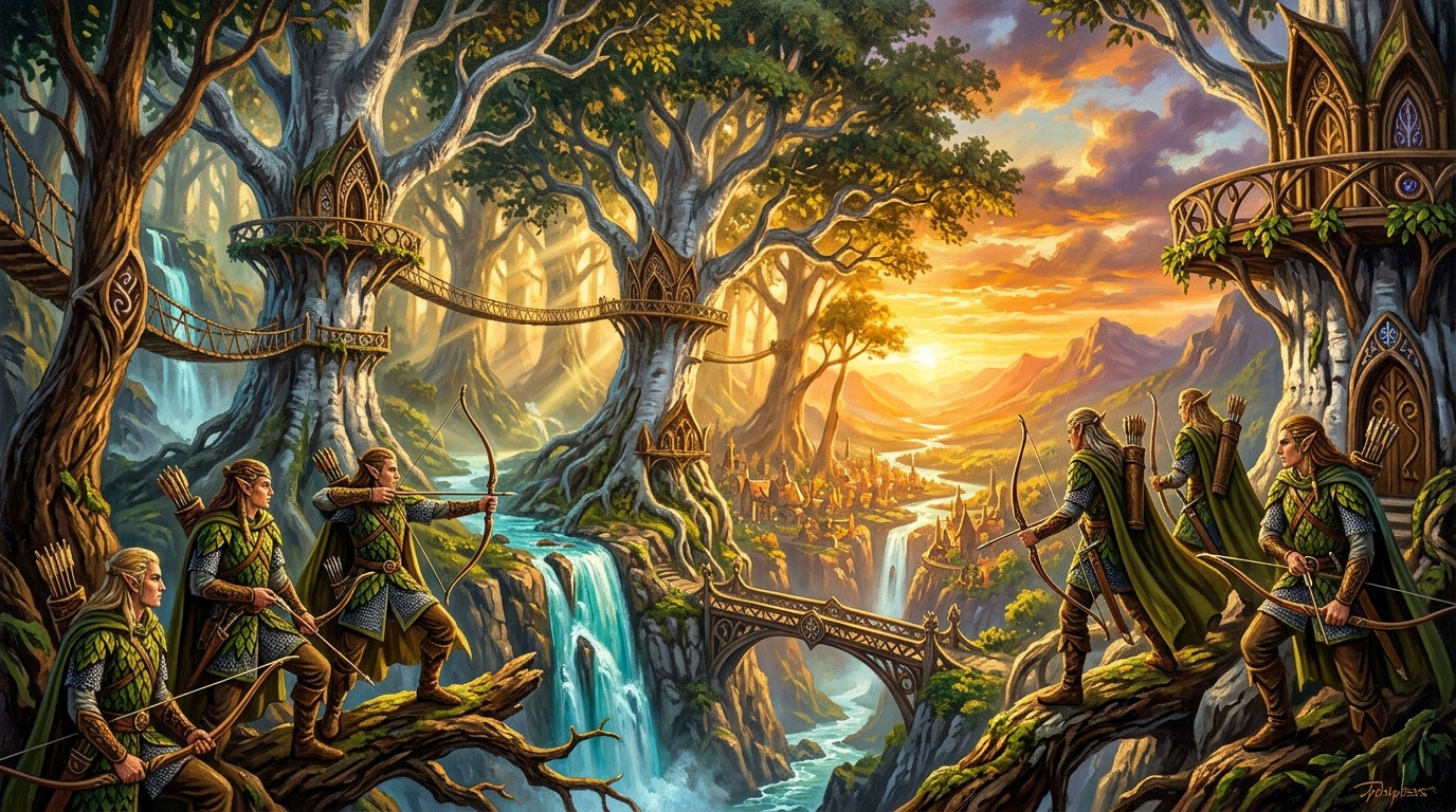 The Enchanted Valley of the Elves